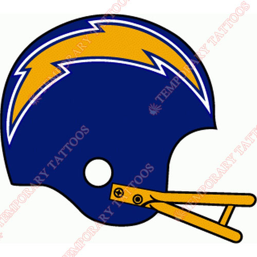 San Diego Chargers Customize Temporary Tattoos Stickers NO.732